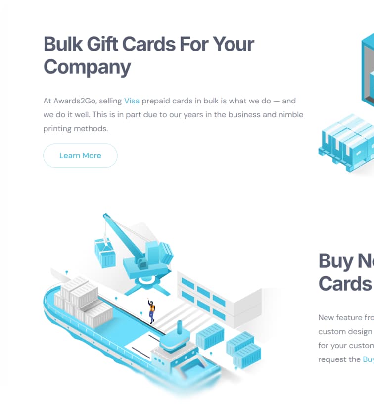 Awards2Go product option and flow exploration